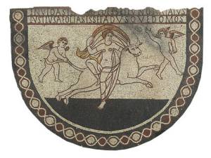 British Proto-Feminism: 'Had Juno seen the bull's attempts at swimming, she'd have been even more justified to visit the halls of Aeolus'. – Image source: http://www.english-heritage.org.uk/daysout/properties/lullingstone-roman-villa/history-and-research/history/4-from-paganism-to-christianity/.
