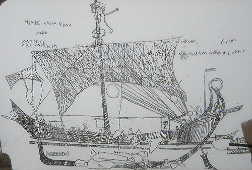 Pompeii: Ship Europa. – Image source: https://farm4.staticflickr.com/3677/10594675213_470e59af6e.jpg.