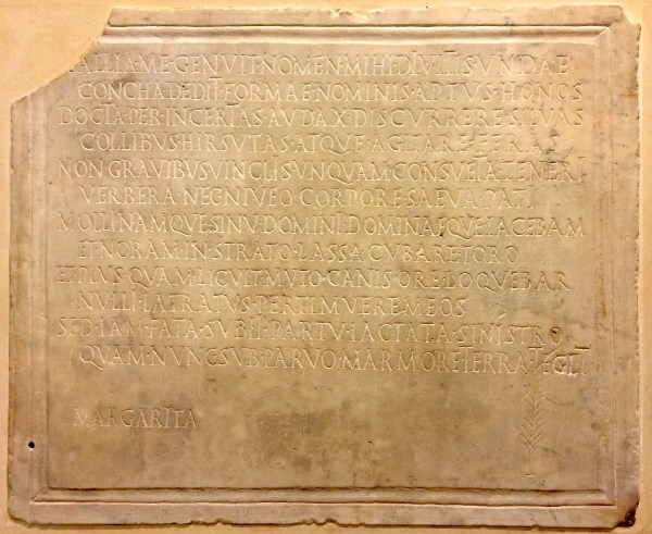 Epitaph for Margarita. – Photo: PK (2015).