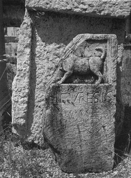 Inscription for Heuresis. – Image source here.