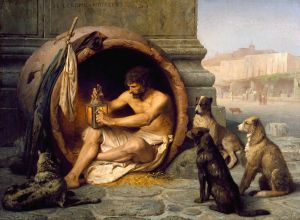 Poverty and morality? Jean-Léon Gérôme, Diogenes of Sinope. – Image source: http://upload.wikimedia.org/wikipedia/commons/thumb/b/b1/Jean-L%C3%A9on_G%C3%A9r%C3%B4me_-_Diogenes_-_Walters_37131.jpg/1024px-Jean-L%C3%A9on_G%C3%A9r%C3%B4me_-_Diogenes_-_Walters_37131.jpg