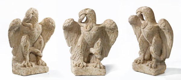 How the snake tried to overcome the rules of the Latin language. (Artist's impression) - Image source: http://www.thehistoryblog.com/wp-content/uploads/2013/10/Minories-Eagle-and-Serpent-c-MOLA-Andy-Chopping.jpg