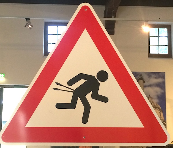 Behind enemy lines (artist's impression). – Photo PK, August 2015 (Saalburg Museum).